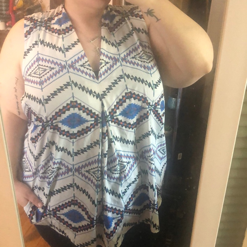 Aztec dress tank